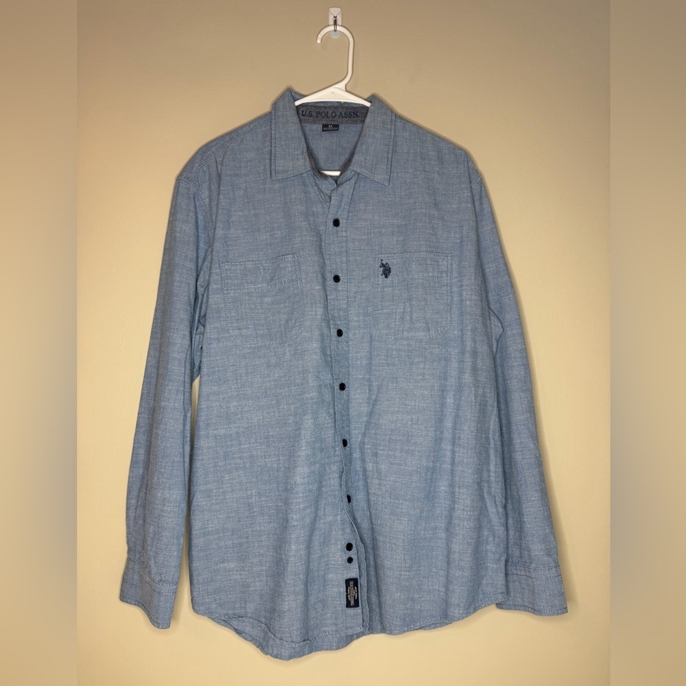 U.S. Polo Assn. Light Blue Casual Button Down Shirt